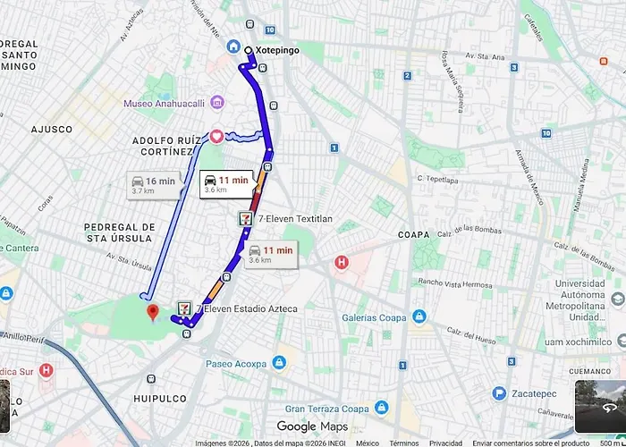 Walk To Estadio Azteca! World Cup Secure Loft 2p Mexico City